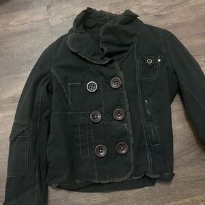 Stylish Black Double-Breasted women’s Jacket